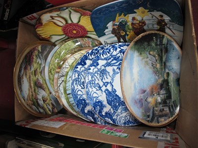 Lot 1021 - Collectors Plates, including Crown Derby (x3),...