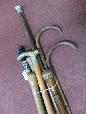 Lot 1506 - Eight Various Walking Canes. (8)