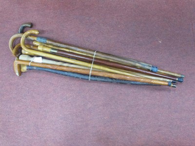 Lot 1472 - Ten Various Walking Canes.