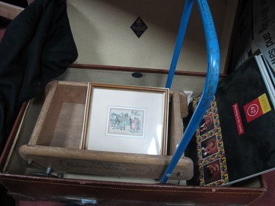 Lot 1140 - Triang Baby Walker, 'The Broken Trace' print,...