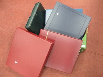 Lot 1490 - Four Empty Postcard Albums:- One Box