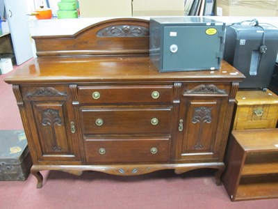 Lot 1580 - Early XX Century Walnut Sideboard, with...