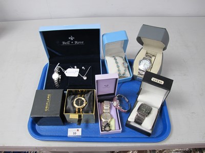 Lot 33 - Modern Ladies and Gent's Wristwatches,...