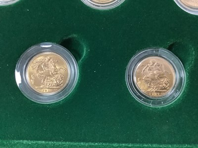 Lot 597 - Royal Mint Gold Sovereign Seven Coin Mintmark...