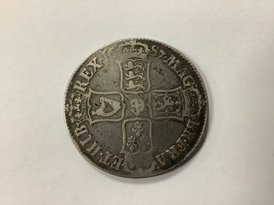 Lot 490 - 1687 James II Silver Crown, tertio edge.