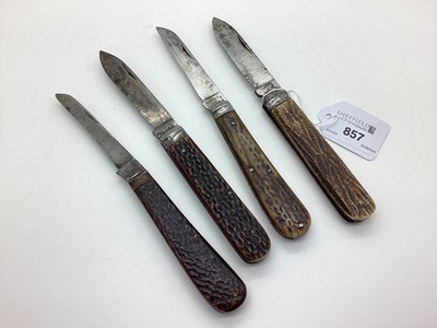 Lot 857 - Single Blade Folding Knives, including Taylors...