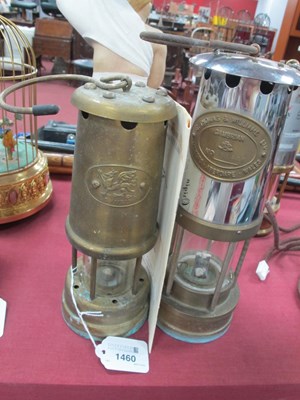 Lot 1460 - Bo Thomas and Williams Ltd Miners Lamp,...