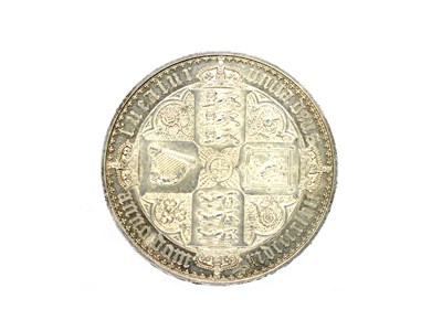 Lot 493 - 1847 Victoria Silver 'Gothic' Crown, edge...