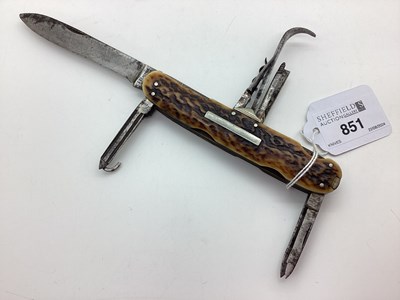 Lot 851 - Combination Multi Tool Folding Pocket Knife,...