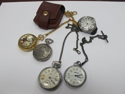 Lot 1342 - Ingersoll 15 Jewel Pocket Watches, Franklin...