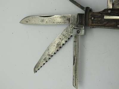 Lot 864 - Combination Sportsman's Folding Pocket Knife,...