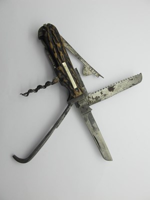 Lot 864 - Combination Sportsman's Folding Pocket Knife,...