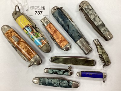 Lot 737 - A Collection of Assorted Pocket Penknives,...