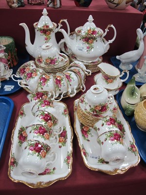 Lot 1224 - Royal Albert Old Country Roses Tea and Coffee...