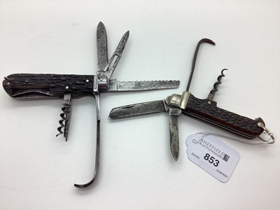 Lot 853 - Combination Multi Tool Folding Pocket Knife,...