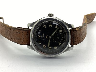 Lot 577 - WWII British Army Dirty Dozen Cyma Wrist Watch,...