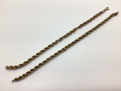 Lot 60 - A Rope-Twist Chain, (damages throughout),...