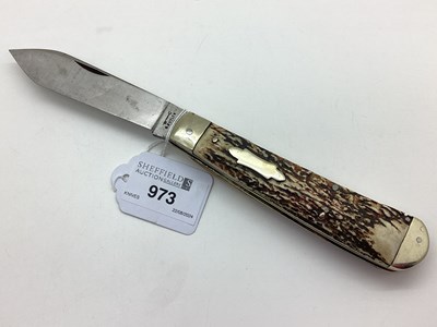 Lot 973 - A Single Blade Folding Knife, blade stamped "G...