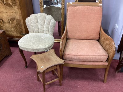 Lot 1633 - Bergere Armchair, together with a bedroom...