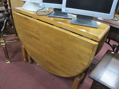 Lot 1590 - Drop Leaf Kitchen Table, together with a...