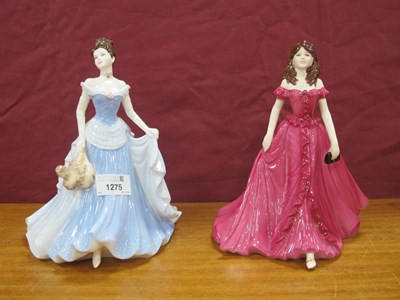 Lot 1275 - Two Coalport Figurines, Ladies of Fashion...