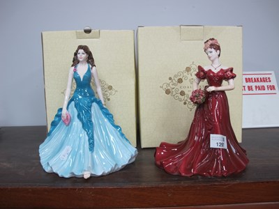 Lot 1297 - Two Calport Ladies of Fashion Figurines, Jenny...