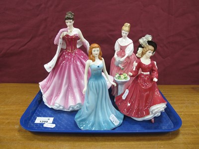 Lot 1299 - Four Royal Doulton Figures, comprising of...