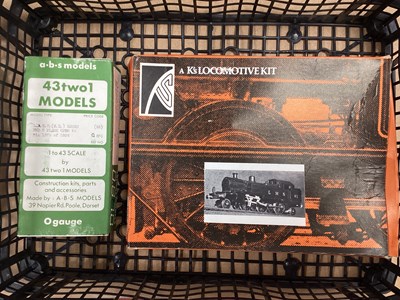 Lot 757 - Two white metal kits one K's locomotive LMS...