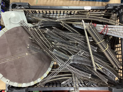 Lot 773 - A large quantity of N gauge track including...