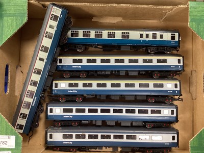 Lot 782 - Six OO gauge coaches to include four Hornby...