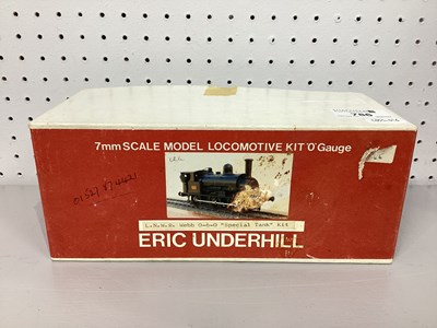 Lot 786 - An O gauge unmade model locomotive 0-6-0 kit...