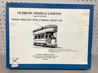 Lot 787 - A 7mm scale unmade Oldbury models limited...