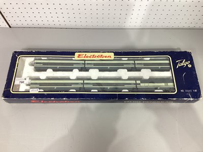 Lot 790 - A HO gauge Electrotren Talgo coach set, boxed.