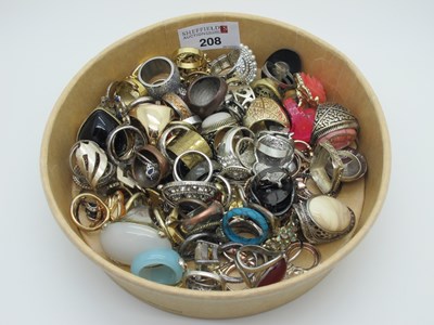 Lot 208 - A Mixed Lot of Assorted Costume Dress Rings.