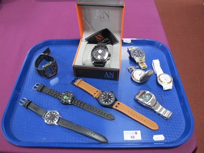 Lot 10 - Modern Gent's Wristwtaches, including ANLondon,...