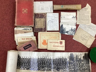 Lot 439 - WWI Era Postcard Booklets Showing The...