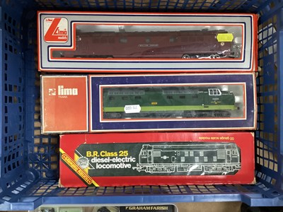 Lot 844 - Three OO Gauge Outline British Diesel...