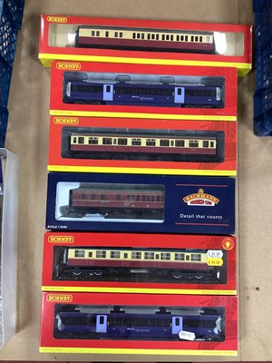 Lot 847 - Six OO Gauge Outline British Coaches by...