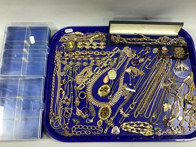 Lot 184 - An Assortment of Gilt Coloured Jewellery, to...