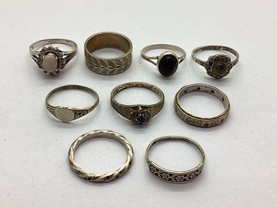 Lot 99 - An Assortment of "925" and Other Rings, to...