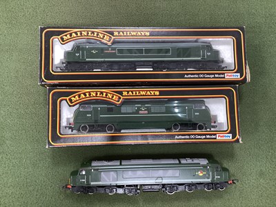 Lot 857 - Three OO Gauge Outline British Diesel...