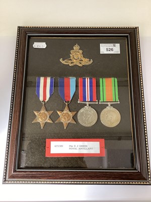 Lot 526 - WWII British Medals, comprising 1939 - 1945...