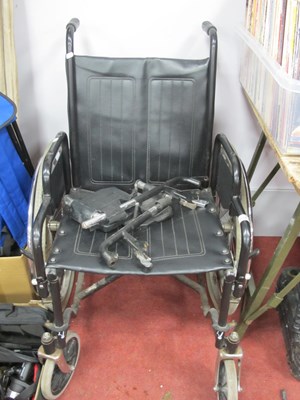 Lot 1158 - Wheelchair with Foot Stands.