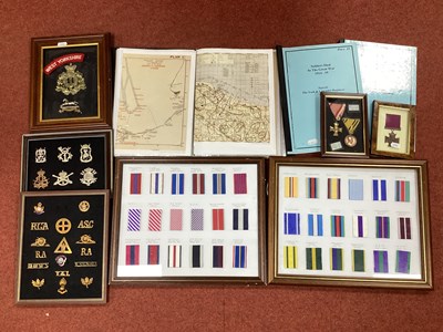 Lot 517 - British Army Cap Badges, lapel and shoulder...