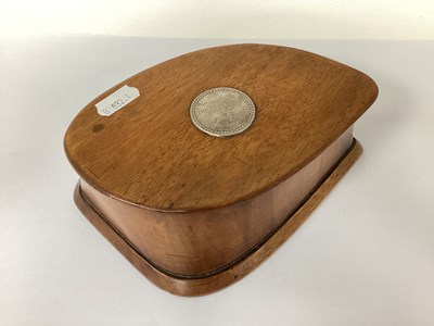 Lot 499 - WWI RAF Souvenir Wooden Box, with a circular...