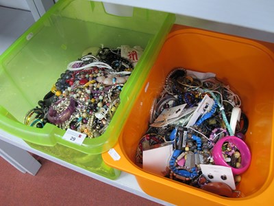 Lot 29 - A Mixed Lot of Assorted Costume Jewelley :-...