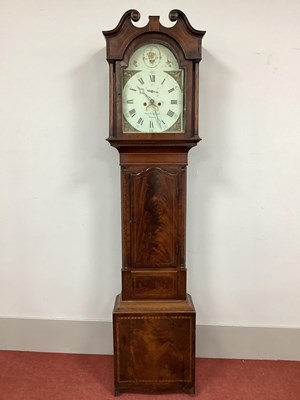 Lot 1448 - A XIX Century Mahogany Eight Day Longcase...