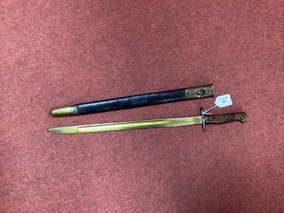 Lot 381 - WWI British Pattern 1907 Bayonet and Scabbard,...