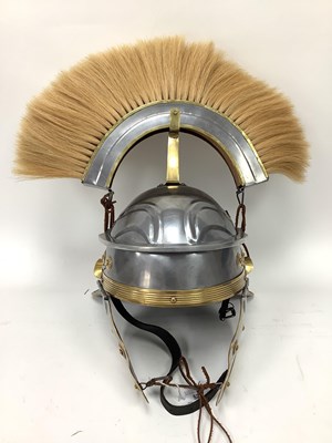 Lot 528 - Roman Imperial Reproduction Centurion Helmet...