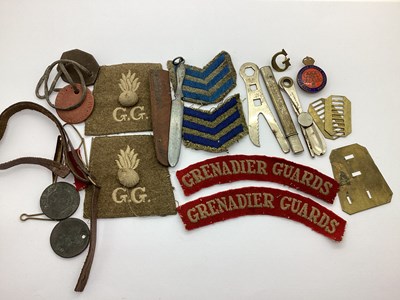 Lot 575 - British Army Grenadier Guards Cloth Insignia,...